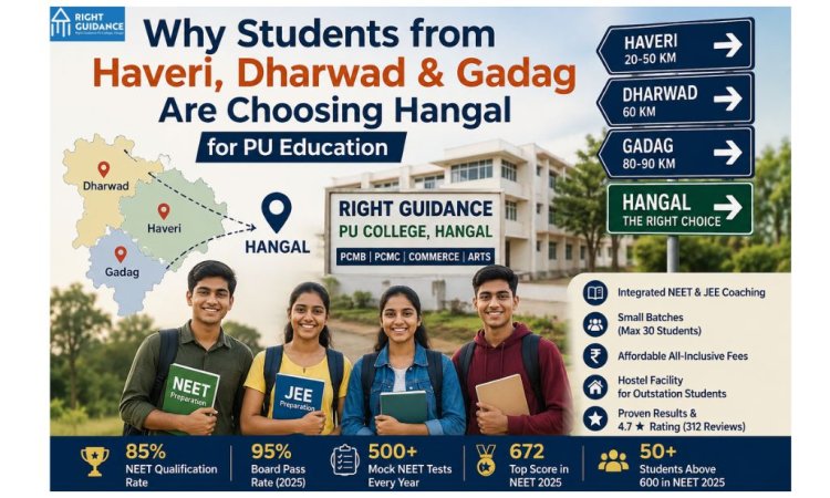 Why Students from Haveri, Dharwad & Gadag Are Choosing Hangal for PU Education